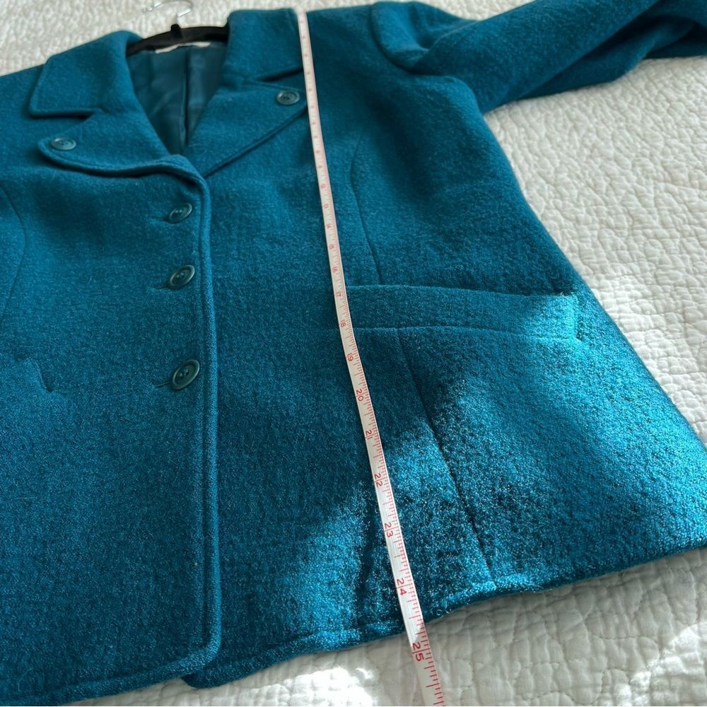 Pendleton Teal Wool Button-Up Jacket - Picture 10 of 11